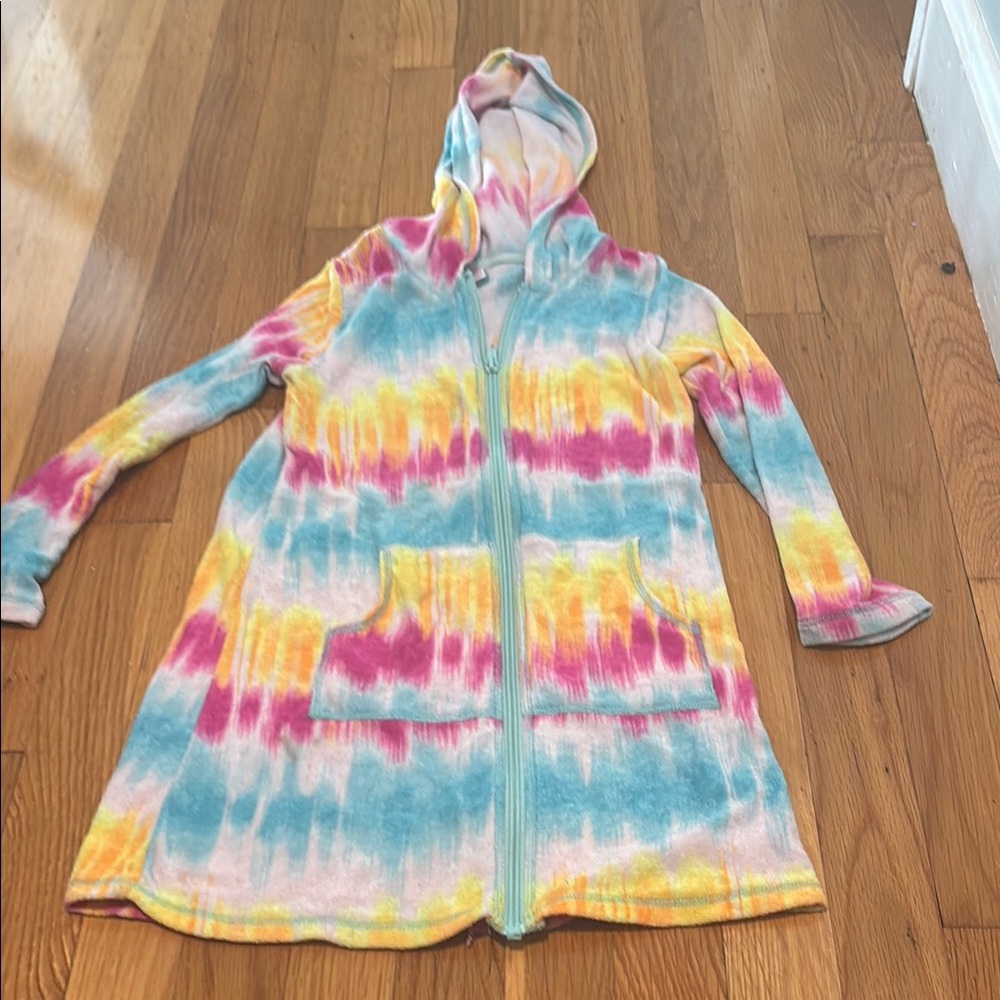 SO Blue and Pink towel cover up